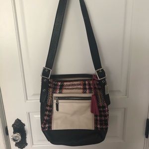 Plaid Coach Crossbody Bag